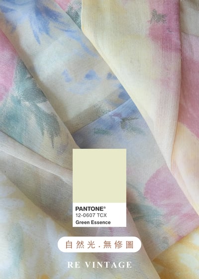 晨曦油畫 - 渲染碎花細肩帶洋裝15