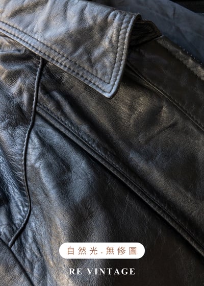 質感單品 -帥氣魔女黑皮革外套18