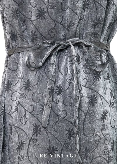 銀河裡的雛菊 - 銀線花卉連身長裙15