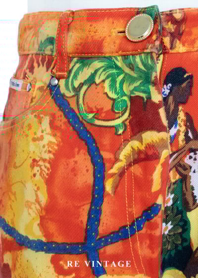 太陽神祭典熱帶風情長褲（29"）5