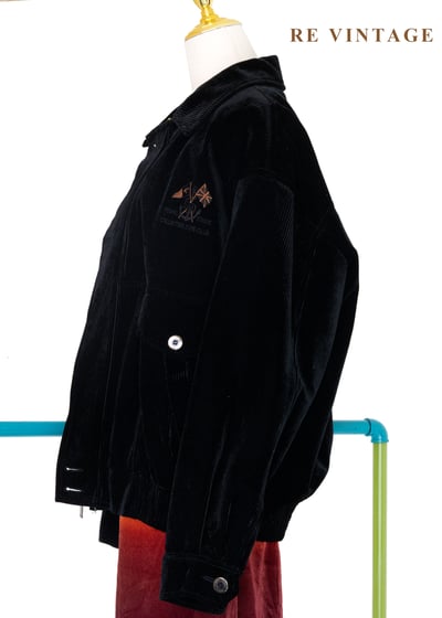 質感單品 - 直紋燈芯絨低調光澤夾克外套11