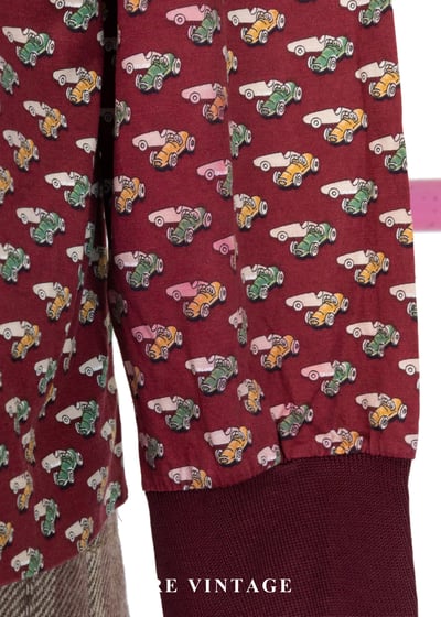 櫻桃紅汽車雙胞胎長袖上衣18