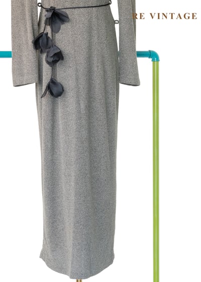 質感單品 - 麻花灰高級浪漫感洋裝4