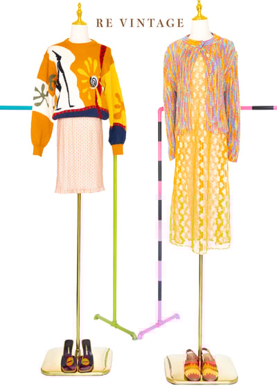 甜蜜の馬卡龍冰磚短裙（23"）2