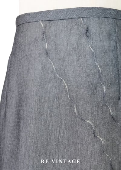 霧灰不規則線條短裙（25"）5