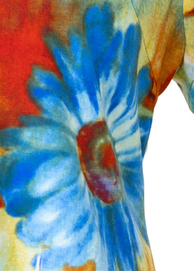 午後の畫布花語流動筆觸上衣6