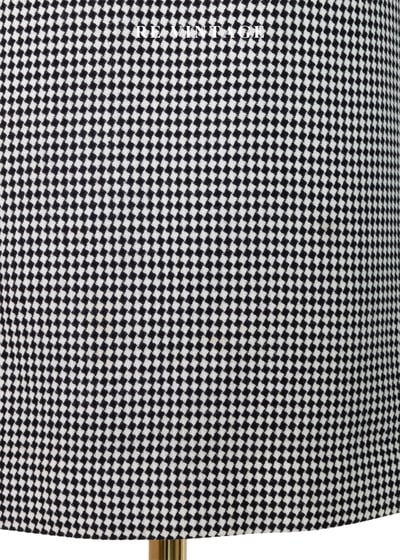 質感單品 - 經典黑白千鳥格短裙（26"）4