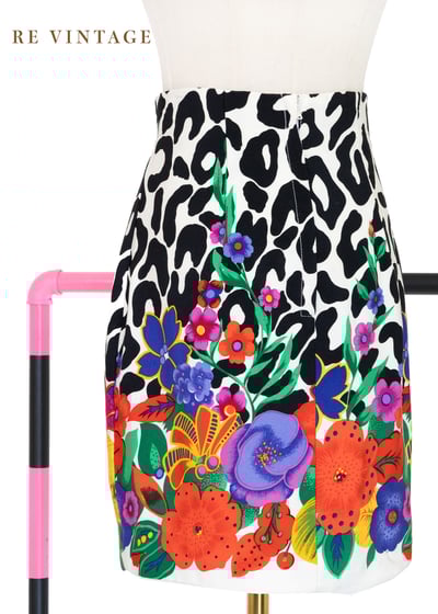 小豹的彩虹花園高腰短裙（26"）6