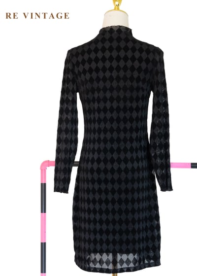 剪影影子方塊洋裝11