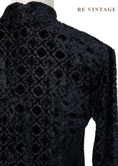 法國製 - 古典壓紋燒絨上衣12