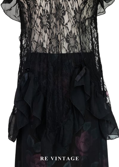 夜裡的黑天鵝蕾絲細肩帶背心4