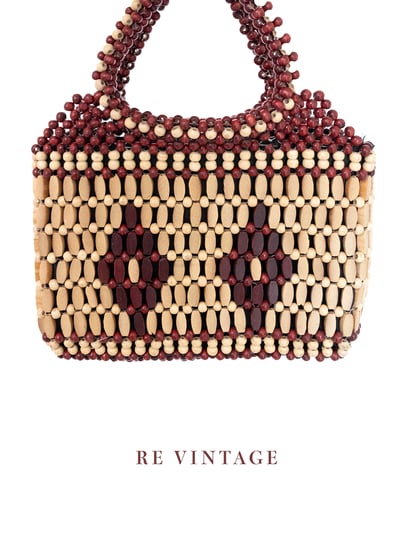 小紅豆菱格手提小包3