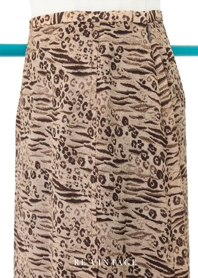 Mixed Animal Print 中長裙（24"）4