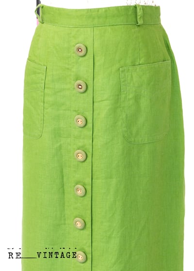 超級美の青草綠輕薄棉質長裙4