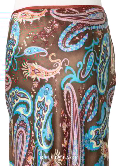 香港製 - 優雅光澤變形蟲美裙（28"）9