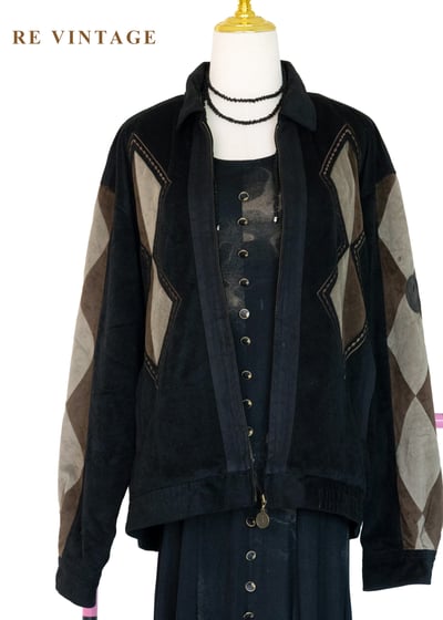 時空旅人幾何邊境飛行夾克外套3