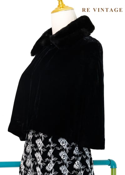 歐系毛絨氣質迷人短版披風9