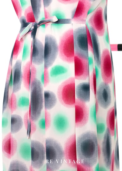 霓虹燈閃閃雪紡長洋裝9