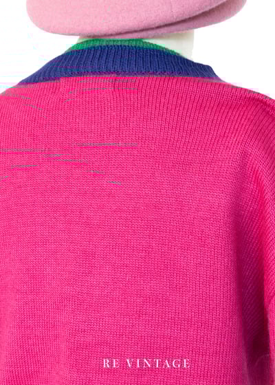 日本製 - 桃粉色の錢幣針織毛線上衣8