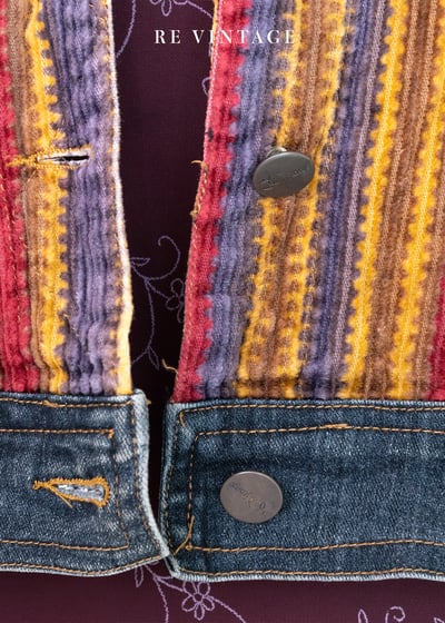 彩虹毛毛蟲牛仔外套11