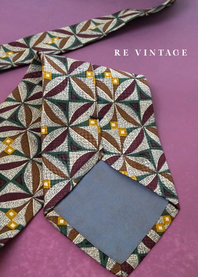 莫內花園的萬花筒古典瓷磚領帶3