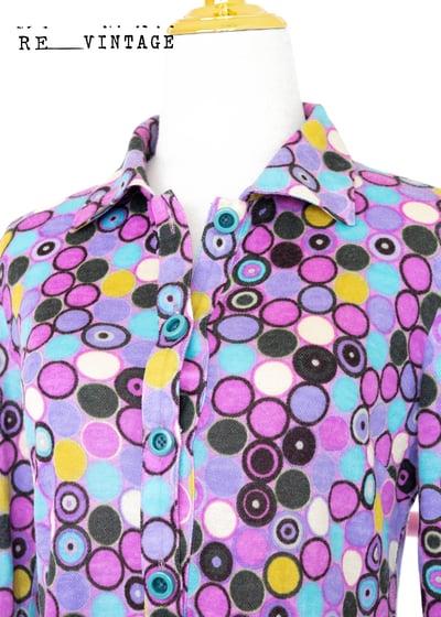 普普圈圈輕薄針織迷你洋裝3