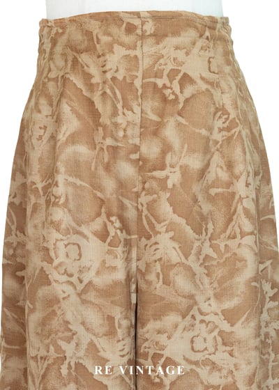 大地雲煙 - 迷幻交融高腰寬版褲（26"）3