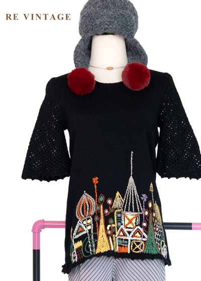 活力童話城堡針織上衣1