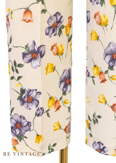 花香午後高腰直筒九分褲（26-28"）8