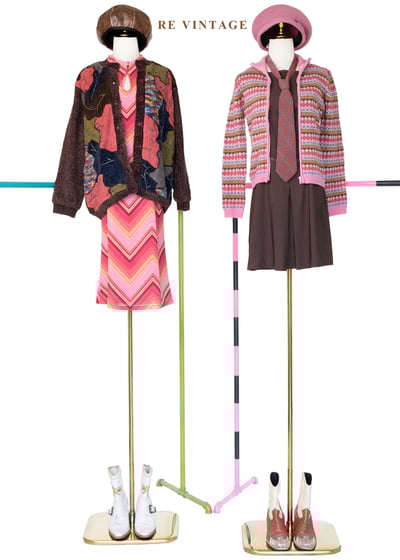 Colors in layes 針織材質混搭毛線外套2