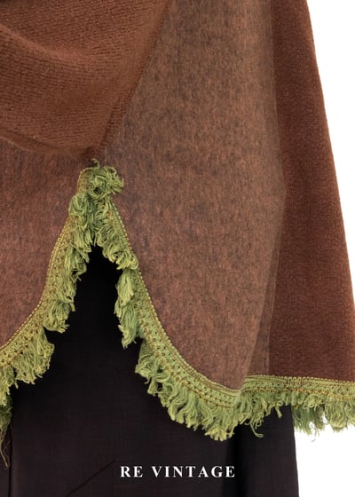 可可暖調落肩飛鼠袖設計感毛衣11