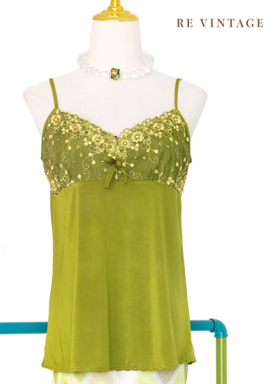 Olive Verdant Bloom 繁花小背心1