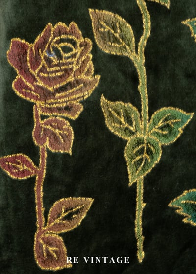 Light between Leaves 刺繡玫瑰絨布上衣6