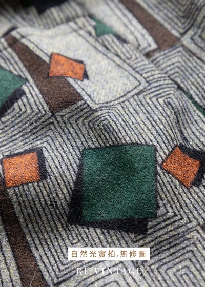 顛倒方塊不倒翁毛呢直筒褲（27"）10