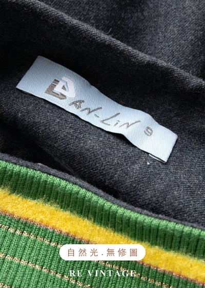 鮮綠撞色明線壓褶美裙（28"）12