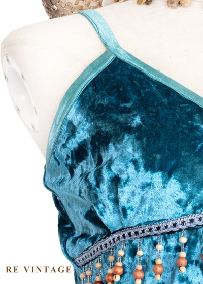 異國舞姬搖動木珠絨布背心6