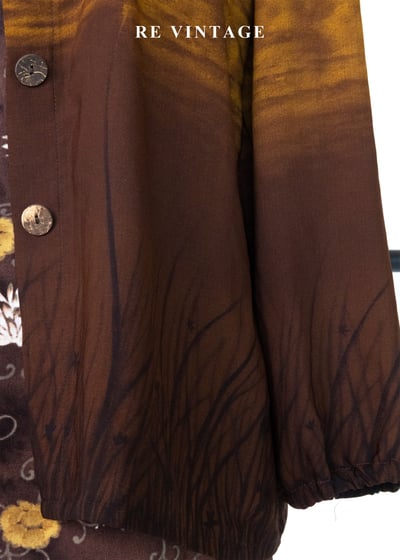 曠野湖邊焦糖黃漸層暈染上衣6