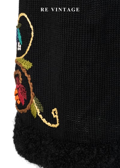 繁花盛開的邊境長版背心罩衫14