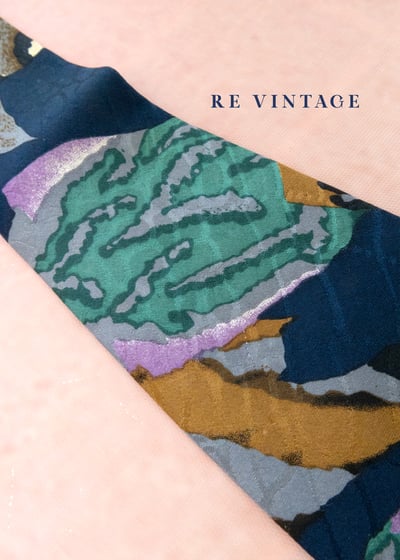 水下迷宮色塊領帶7