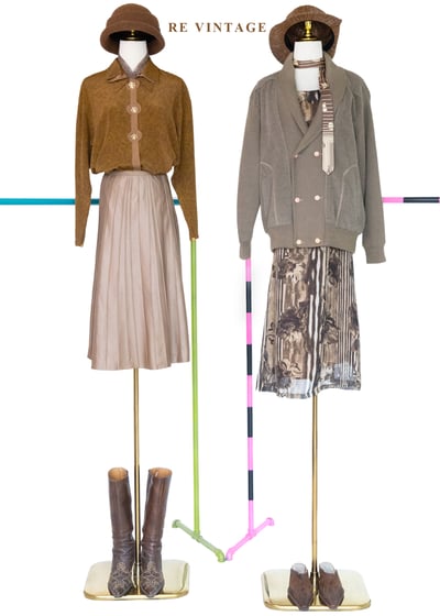 折疊在夕陽裡液態黃金美裙（26"）2