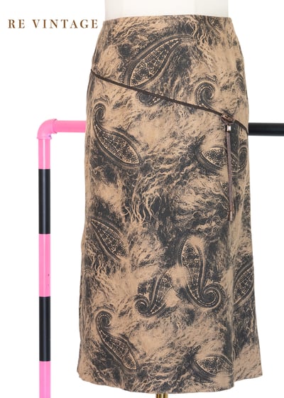 霧渦一抹暗潮個性及膝裙（25"）1