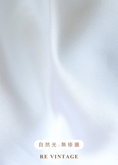 義大利製 - 奧林匹斯的白雲緞面抓褶背心10