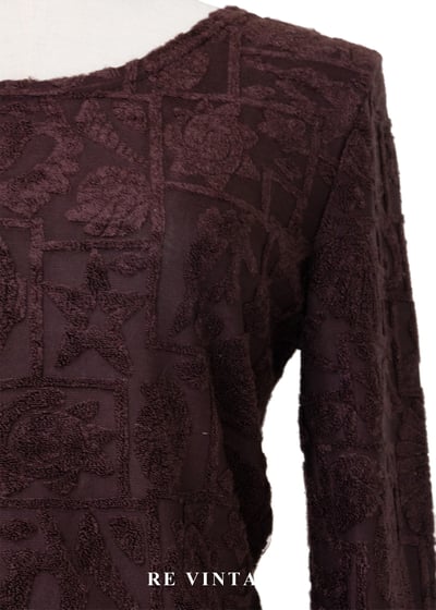 浮花星星巧克力色上衣6