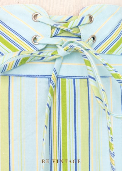 薄荷糖線條及膝裙裙（26"）7