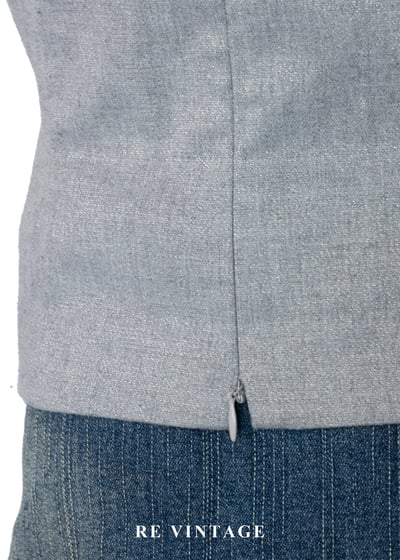 繁花詩篇 - 湖水藍精緻蕾絲背心9