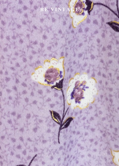 薰衣草紫小碎花俏皮短裙（24"）7