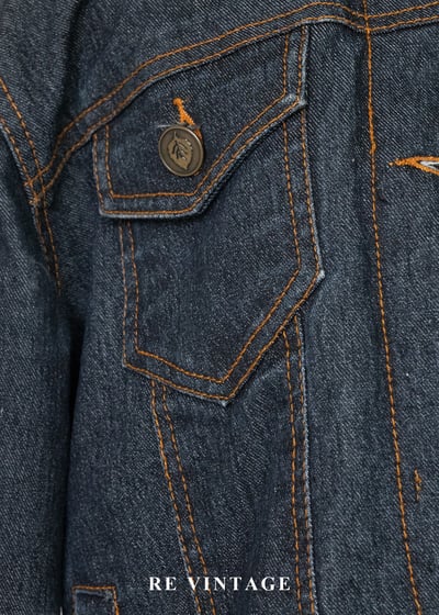 靈魂藍調深棕毛領牛仔外套7