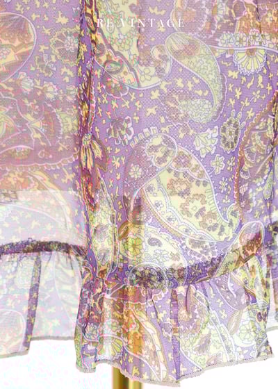 Smoky Grape 滿版印花網紗洋裝15