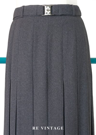 氣質單品 - 深灰色漂亮百褶中長裙（27-28"）3