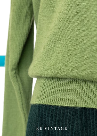 青青草綠色針織毛衣8
